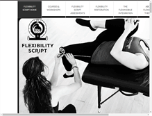 Tablet Screenshot of flexibilityscript.com